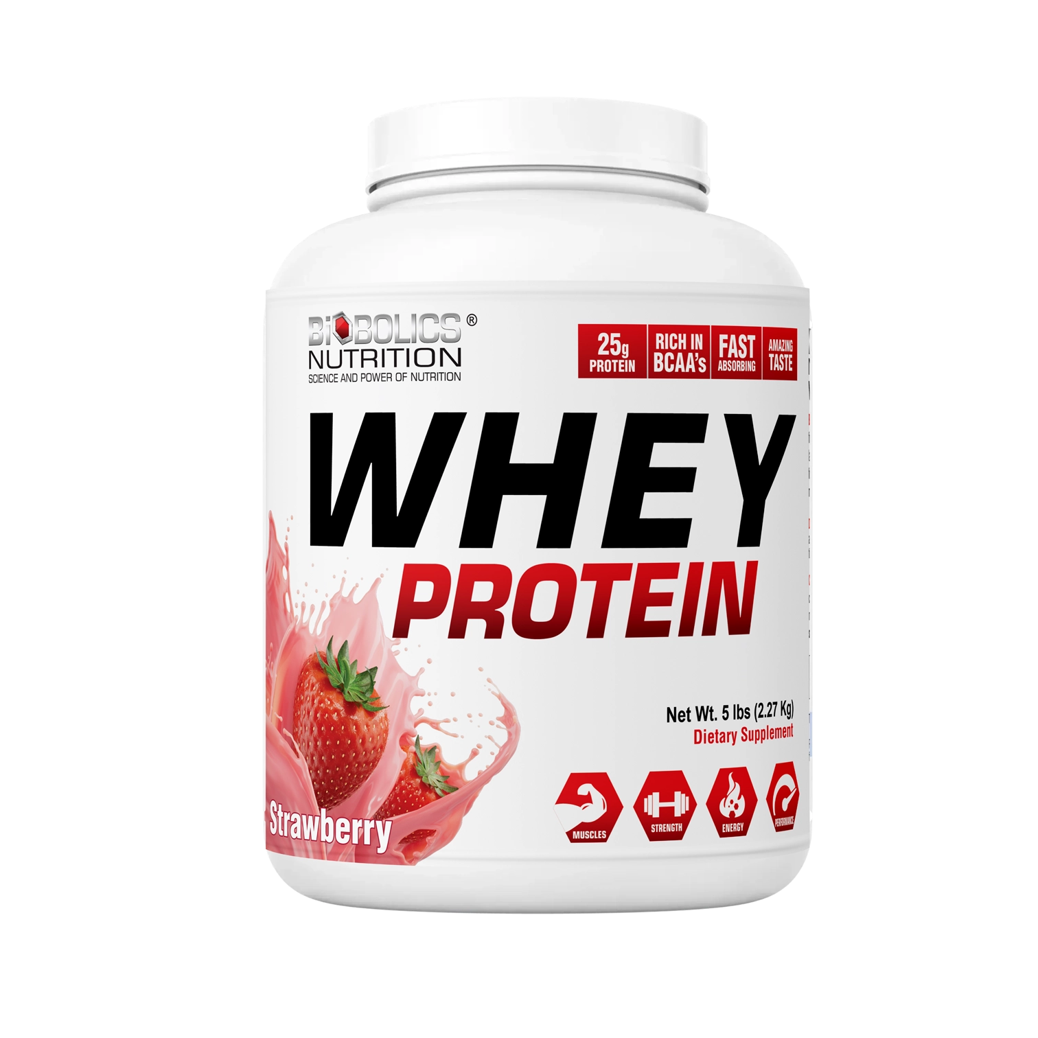 Whey Protein - Strawberry (5lbs)